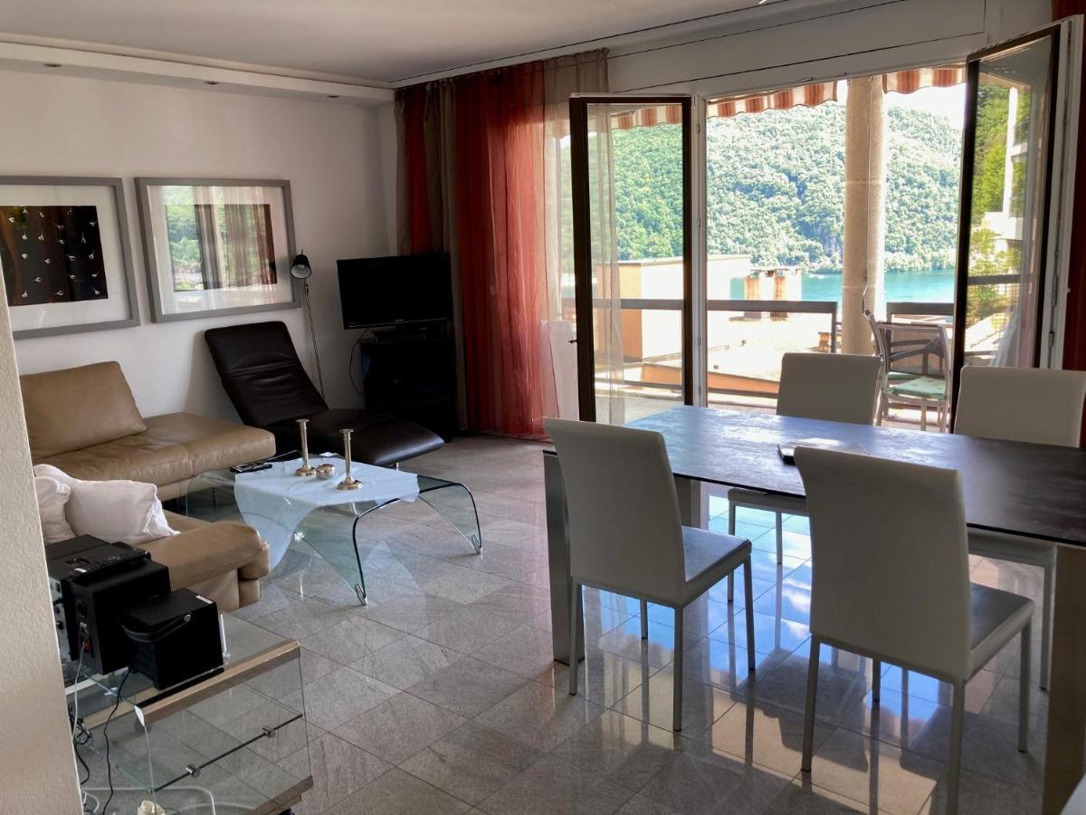 Appartement Novotna Ponte Tresa Exteriör bild