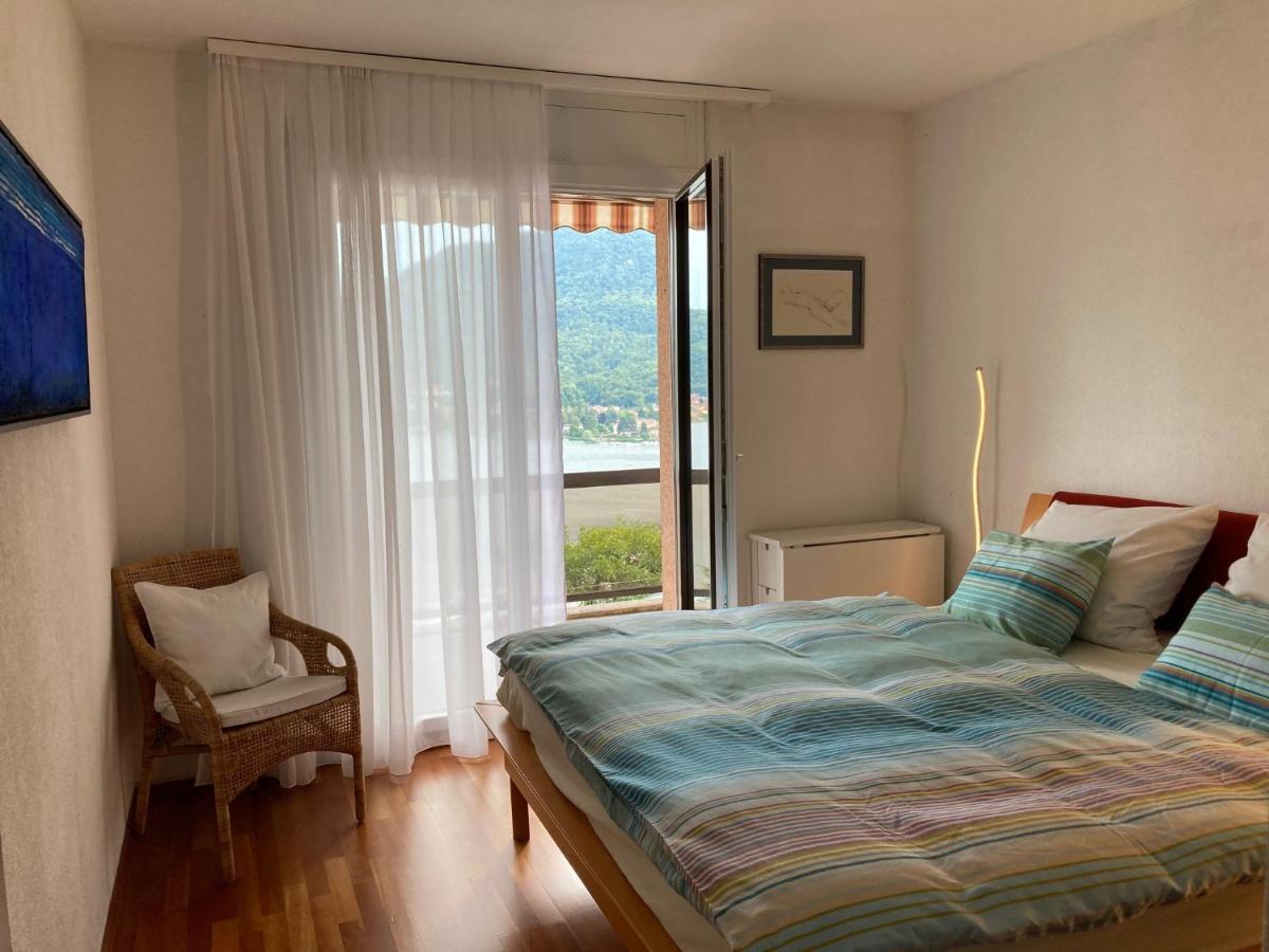 Appartement Novotna Ponte Tresa Exteriör bild